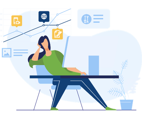 Woman at Desk